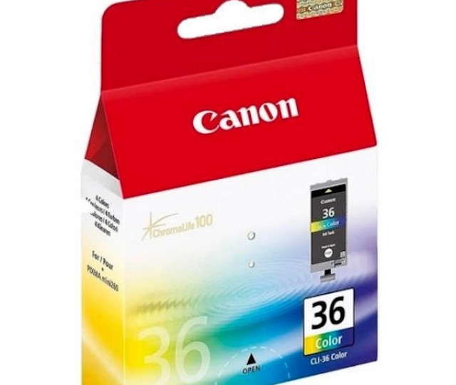 Картридж Canon CLI-36 color (1511B001) для принтера Canon Pixma IP 100, 110, TR 150