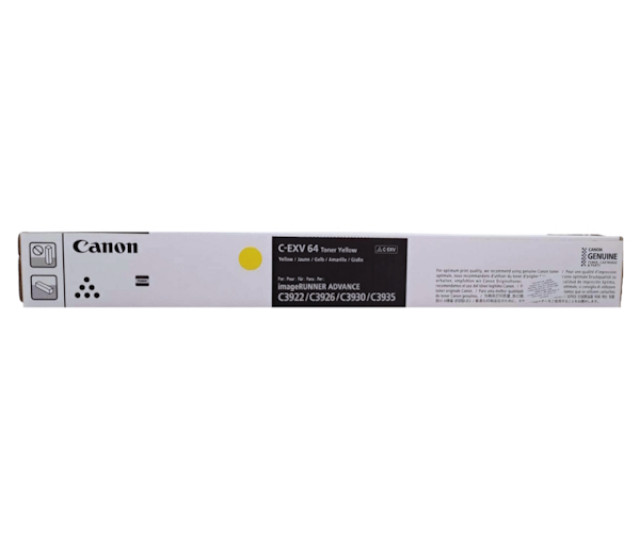 Картридж SystemPrint (з чипом) аналог Canon C-EXV64 Yellow (5756C002AA) для принтера iR C3922i, C3926i, C3930i, C3935i