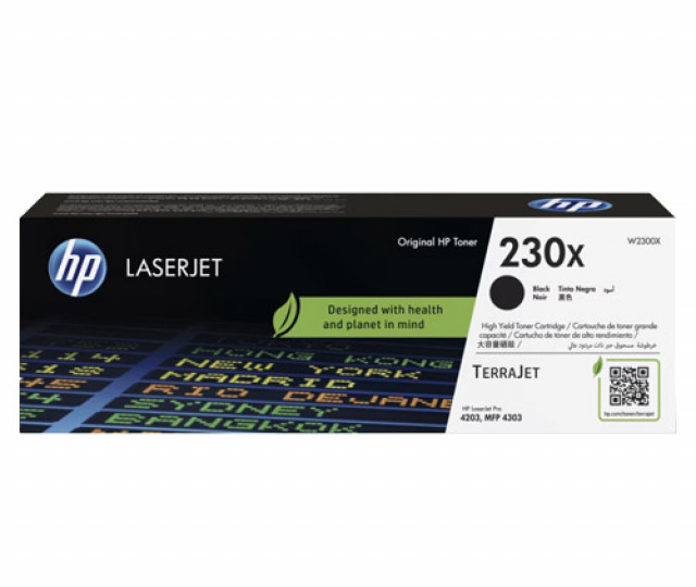 Картридж SystemPrint (С Чипом) аналог HP 230X black W2300X для принтера LaserJet Pro 4303fdw, 4303fdn, 4303dw, 4203dw, 4203dn