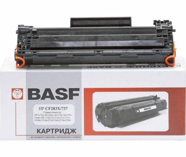 Картридж BASF заміна Canon 737 и HP 83X CF283X (BASF-KT-737-9435B002) для принтера MF211, MF212W, MF216N, MF217W, MF226DN, MF229DW, MF231, MF232w, MF237w, MF244dw, MF247dw, MF249dw, LBP151dw