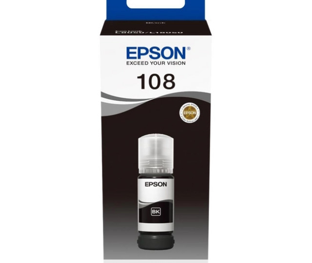 Контейнер Epson C13T09C14A Black до принтера EcoTank L8050, L18050