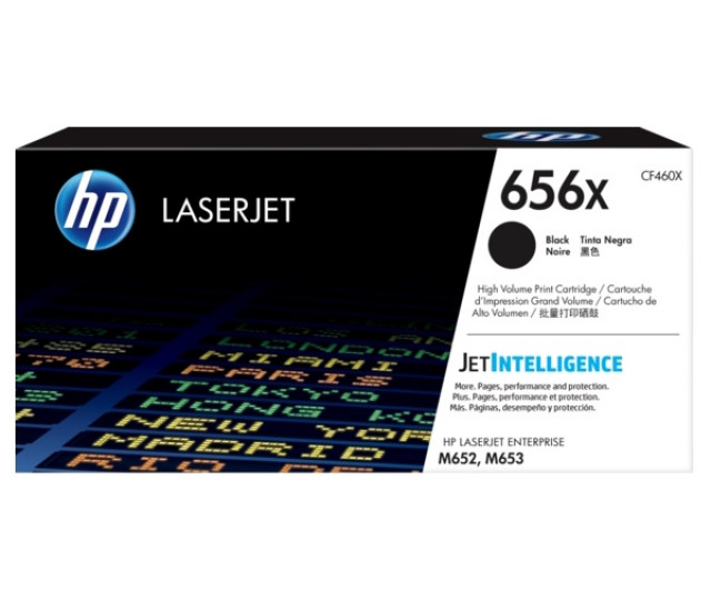 Картридж HP 656X Black CF460X для принтера Color LaserJet M652, M653