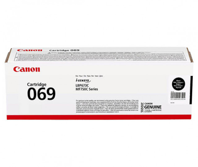 Картридж Canon 069 (5094C002) Black для принтера MF752Cdw/MF754Cdw LBP673Cdw