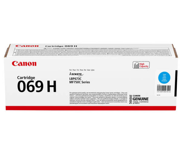 Картридж SystemPrint (з чипом) аналог Canon 069H (5097C002) Cyan для принтера MF752Cdw/MF754Cdw LBP673Cdw