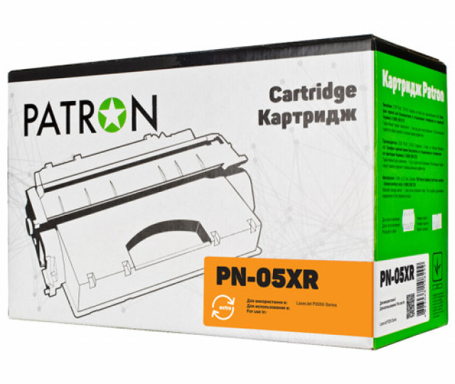 Совместимый картридж PATRON CE505X PN-05XR Extra (CT-HP-CE505X-PN-R)