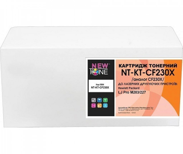 Картридж NewTone HP CF230X (NT-KT-CF230X) для принтера LJ Pro M203dn, M203dw, M227sdn, M227fdw, M227fdn