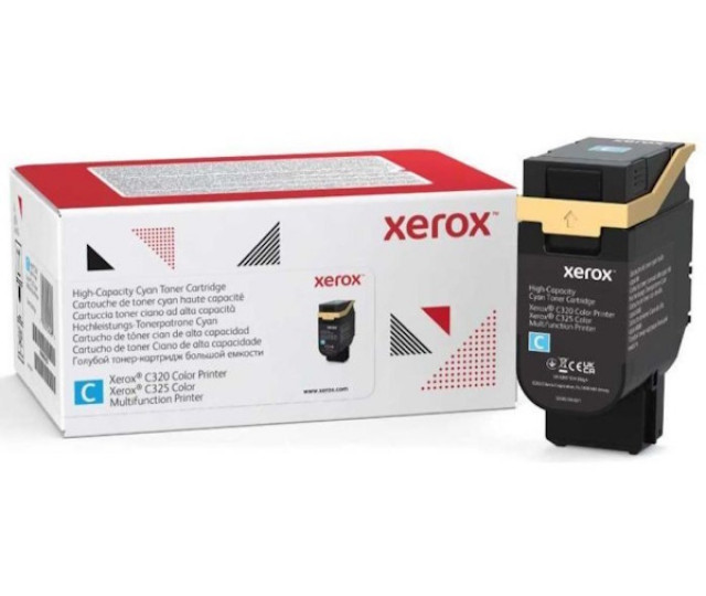 Картридж SystemPrint (з чипом) аналог Xerox 006R04824 cyan для принтера Xerox VersaLink C325DNI, C320DNI