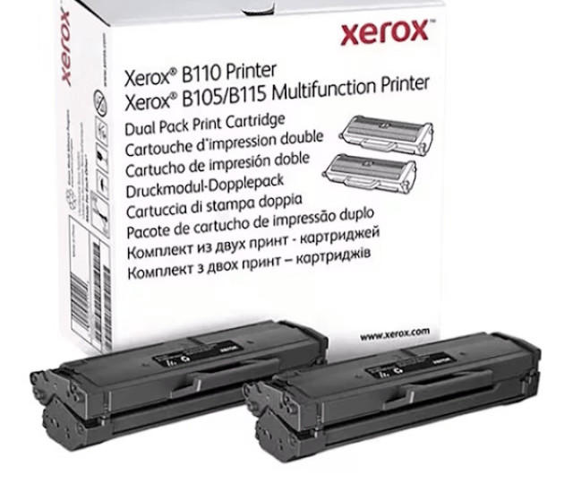 Картридж Xerox 006R04964 (Dual Pack) Black для принтера Xerox B105, B110, B115