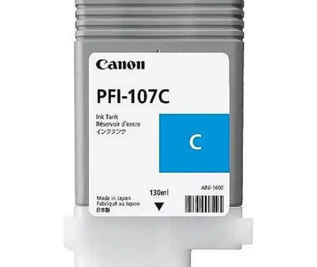 Картридж Canon PFI-107C голубой (6706B001) для принтера iPF680, iPF685, iPF780, iPF785, iPF770