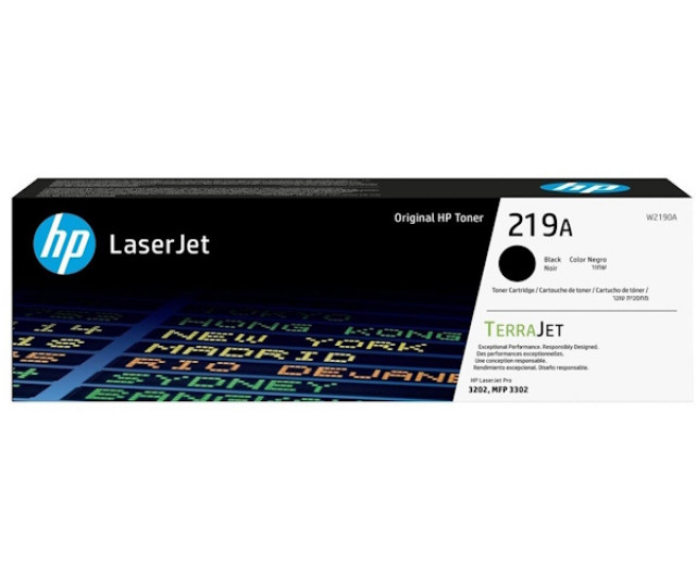Картридж SystemPrint (з чипом) аналог HP 219A Black (W2190A) для принтера HP Color LaserJet Pro 3202dn, 3202dng, 3202dw, 3202dwe, 3302fdn, 3302fdng, 3302fdw, 3302fdwg, 3302sdw, 3302sdwg