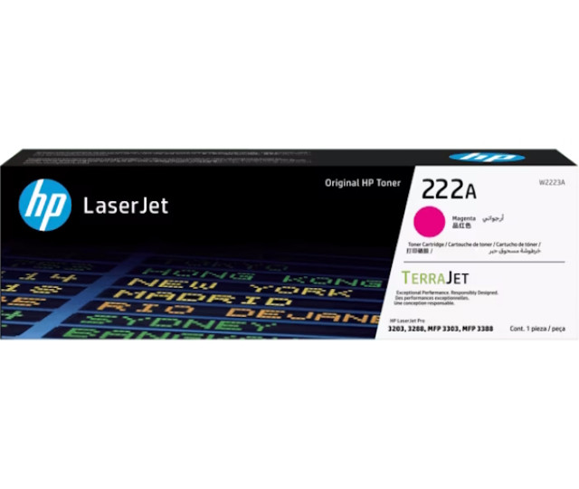 Картридж SystemPrint (з чипом) аналог HP 222A magenta W2223A для принтера Color LaserJet Pro 3203dn, 3303fdw, 3303sdw, 3203dw, 3303fdn, 3288dn, 3388fdw, 3388fdn.