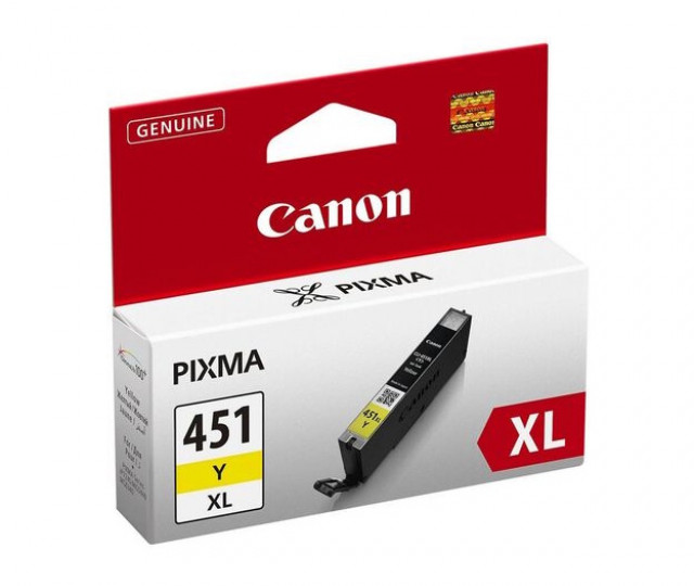 Картридж Canon CLI-451Y XL Yellow (6475B001) для принтера PIXMA iP7240, MG5440, MG6340, MX924, MG5540
