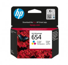 Купити Картридж SystemPrint (з чипом) аналог HP 654 color 7FP38UE для принтера HP DeskJet Ink Advantage 2976, 4376