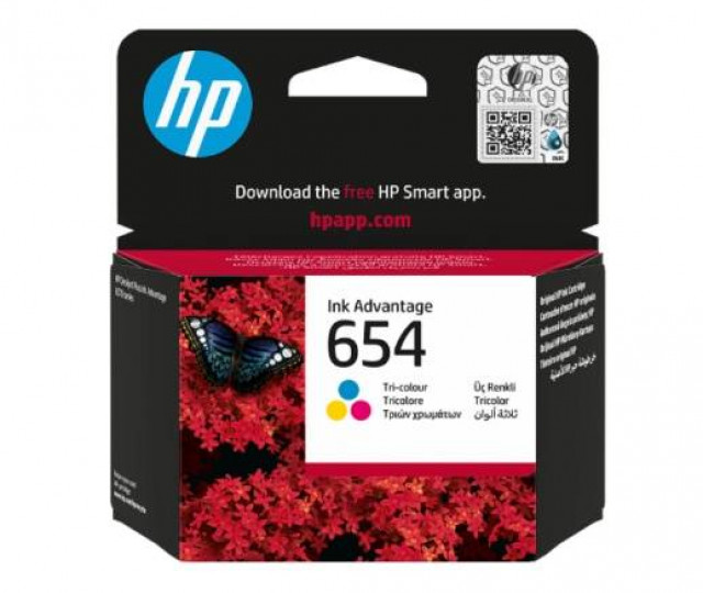 Картридж HP 654 color 7FP38UE для принтера HP DeskJet Ink Advantage 2976, 4376