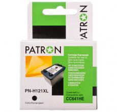 Купить Картридж HP 121XL (CC641HE) black Patron для принтера Deskjet D1663, D2563, D2663, D5563, F4213, F4275, F4283, F2423, F2483, F2493, F4583, Envy 110, Photosmart C4683, C4783