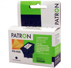 Купить Картридж HP 56 (C6656AE) black Patron для принтера OfficeJet J5520, 4212, 4215, 4219, 4252, 4255, PSC 1219, 1311, 1312, 1315, 1217
