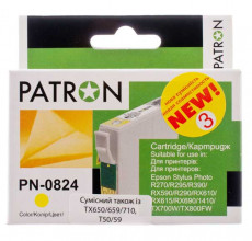 Купить Картридж Epson T0814/T1114 yellow Patron для принтера Stylus Photo 1410, R290, R295, RX610, RX615, RX690, T50, T59, TX659, TX800FW