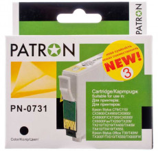 Купить Картридж Epson T0731/T1051 black Patron для принтера Stylus C79, 110, CX3900, CX4900, CX5900, CX7300, CX8300, TX200, TX209, TX400, TX409, Office T30, T40W, 600FW, Stylus Office TX300F