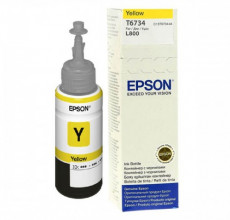 Купить Контейнер Epson T6734 Yellow (C13T67344A) для принтера принтеру Epson L-1800, 800, 810, 850