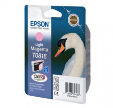 Купить Картридж Epson T0816/T1116 Light Magenta (C13T08164A10) для принтера Stylus Photo 1410, R290, R295, RX610, RX615, RX690, T50, T59, TX659, TX800FW