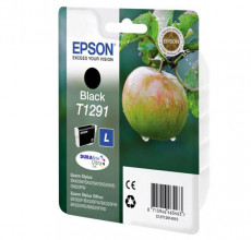 Купить Картридж Epson T1291 Black (C13T12914012) для принтера Stylus SX230, SX235W, SX420W, SX425W, SX430W, SX435W, SX440W, SX445W, SX525WD, SX535WD, SX620FW, Office BX305F, BX305FW, B42WD, BX320FW, BX625FWD, BX635FWD, BX525WD, BX535WD, BX925FWD, BX935FWD