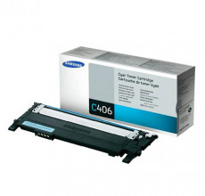 Купить Картридж Samsung CLT-C406S cyan (ST986A) для принтера Samsung CLP-360, CLX-3300, CLX-3305, CLX-3305fn, CLX-3305fw, CLX-3305w, CLP-365w, SL-C460FW, SL-C460W, CLP-365, SL-C410W