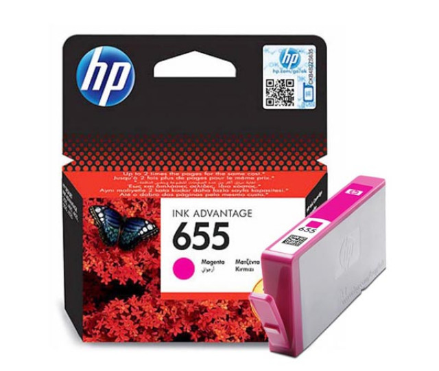 Картридж HP 655 Magenta CZ111AE для принтера Deskjet Ink Advantage 4625, 3545 c Wi-Fi (A9T81C), 3525 (CZ275C), 4615 (CZ283C), 5525 (CZ282C), 6525 c Wi-Fi (CZ276C)