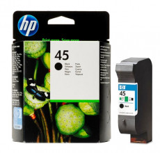 Купить Картридж HP 45 black 51645AE для принтера DeskJet 1280, 1180c, 1220c, Photosmart 1000, 1100, 1115, 1215, 1218, 1315