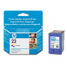 Купить Картридж HP 22 C9352AE для принтера DeskJet 3920, 3940, D1360, D1460, D2360, D2400, D2460, F2180, F2187, F380, F4172, F4180, F4190, OfficeJet 4315, 4355, J3680, J5520