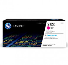 Купить Картридж HP 212X magenta W2123X для принтера LaserJet Enterprise M555dn, M554dn, M578dn, M555x
