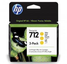 Купить Картридж HP 712 yellow (3ED79A) 3 шт.