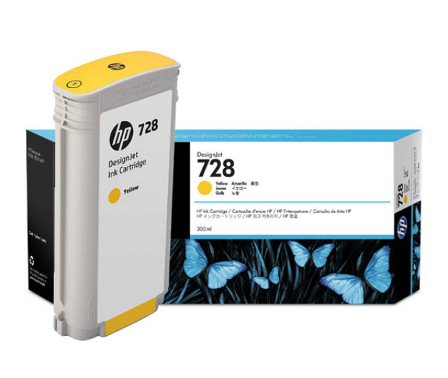 Картридж HP 728 Yellow F9K15A