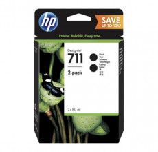 Купить Картридж HP 711 black P2V31A (упаковка 2 шт.) для принтера Designjet T520, T530, T120, T130, T525, T125