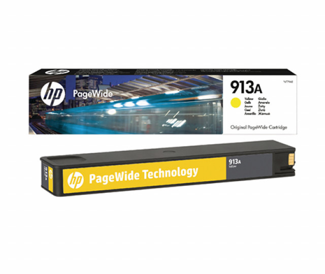 Картридж HP 913A yellow (F6T79AE) для принтера PageWide Printer 352dw, MFP 377dw