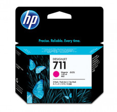 Купить Картридж HP 711 magenta CZ135A (упаковка 3 шт.) для принтера Designjet T520, T530, T120, T130, T525, T125