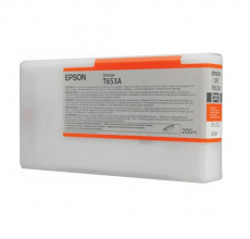Купить Картридж Epson T653A Orange (C13T653A00) для принтера Stylus Pro 4900 (C11CA88001A0)