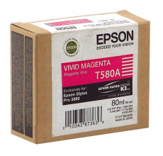Купить Картридж Epson T580A Vivid Magenta (C13T580A00) для принтера Stylus Pro 3880