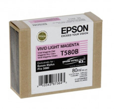 Купить Картридж Epson T580B Vivid Light Magenta (C13T580B00) для принтера Stylus Pro 3880