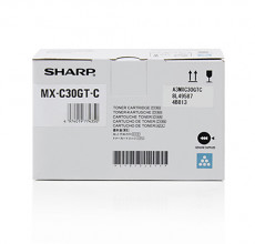 Купить Картридж Sharp MXC30GTC cyan для принтера MX-C250F, MX-C300W, MX-C300WE