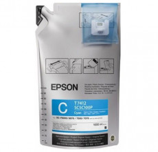 Купить Чернила Epson T7412 Cyan 6 шт. (C13T741200)