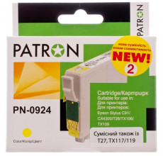 Купить Картридж Epson T1294 yellow Patron для принтера Stylus SX230, SX235W, SX420W, SX425W, SX430W, SX435W, SX440W, SX445W, SX525WD, SX535WD, SX620FW, Office BX305F, BX305FW, B42WD, BX320FW, BX625FWD, BX635FWD, BX525WD, BX535WD, BX925FWD, BX935FWD, WorkForce WF