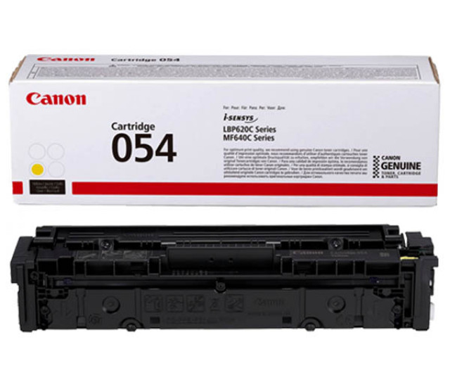 Картридж Canon 054 yellow 3021C002 для принтера i-sensys LBP621Cw, LBP623Cdw, MF641Cw, MF645Cx, MF643Cdw