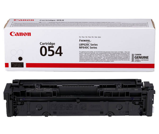 Картридж Canon 054 black 3024C002 для принтера i-sensys LBP621Cw, LBP623Cdw, MF641Cw, MF645Cx, MF643Cdw