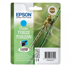 Купить Картридж Epson T0822/T1122 Cyan (C13T11224A10) для принтера Stylus Photo R290, R295, RX610, RX615, RX690, T50, T59, TX659, TX800FW