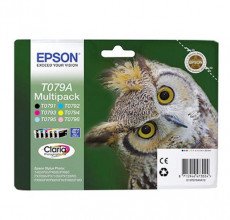 Купить Картридж Epson T079A Набор (C13T079A4A10) для принтера Stylus Photo P50, PX660, PX720WD, PX820FWD, 1500W