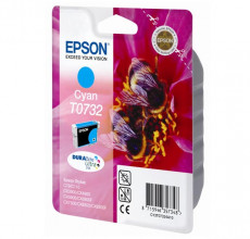 Купить Картридж Epson T0732/T1052 Cyan (C13T10524A10) для принтера Stуlus С79, 110, СX3900, СX4900, СX5900, СX7300, СX8300, TX200, TХ209, TХ400, TХ409, Office T30, T40W, TХ300F, 600FW