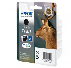 Купить Картридж Epson T1301 Black XL (C13T13014010) для принтера Stylus SX620, SX525WD, SX535WD, Office B42WD, BX320FW, BX625FWD, BX635FWD, BX525WD, BX535WD, BX925FWD, BX935FWD, WorkForce WF-7515, WF-7525, WF-7015, WF7515