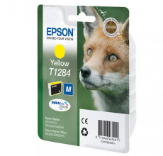 Купить Картридж Epson T1284 Yellow (C13T12844011) для принтера Stylus S22, SX125, SX130, SX230, SX235W, SX420W, SX425W, SX430W, SX435W, SX440W, SX445W, Office BX305F, BX305FW