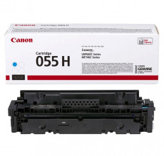 Купить Картридж Canon 055H cyan (3019C002) для принтера i-sensys MF742Cdw, MF744Cdw, MF746Cx, LBP663Cdw, LBP664Cx