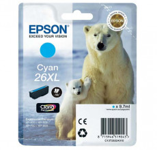 Купить Картридж Epson 26XL Cyan T2632 (c13t26324010) для принтера Exprеssion Prеmium XР-600, XР-510, XP-605, ХP-610, ХP-615, ХP-700, ХP-710, ХP-800, ХP-810, ХР-820